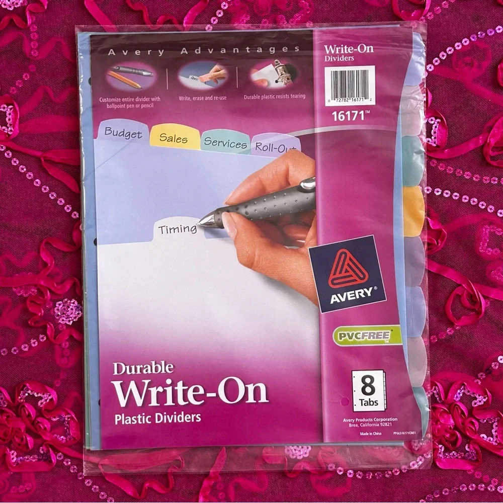 NWT durable plastic dividers